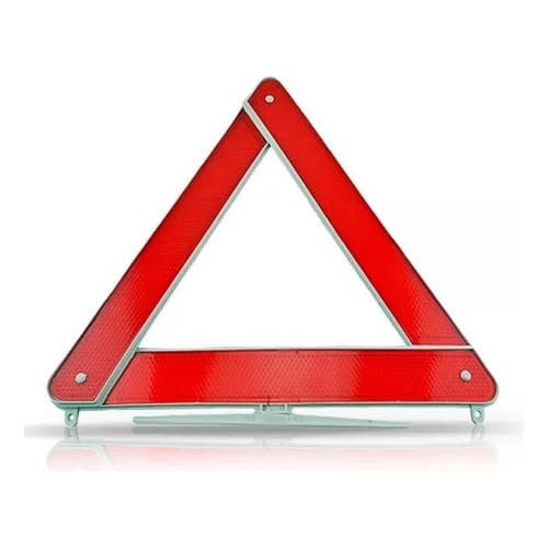 Triangulo Automotivo Todos Carro Sinalização Segurança Sinal Pé Reforçado Mhs 875