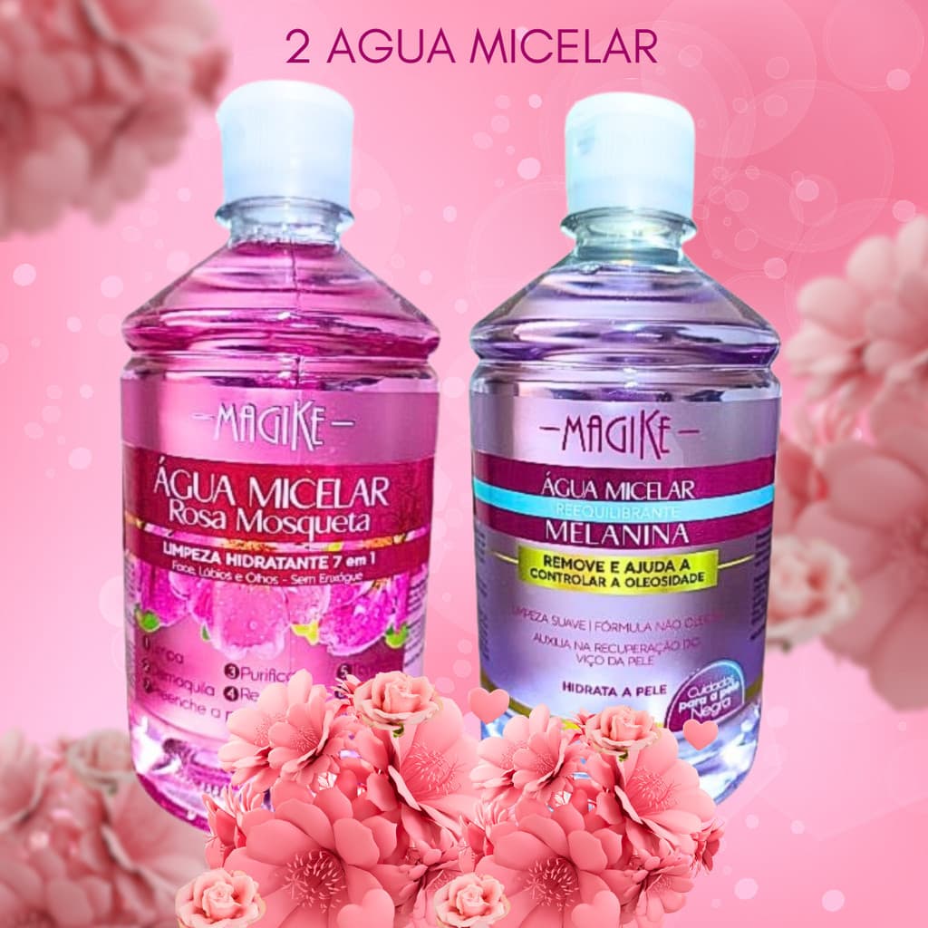 Kit 2 Agua Micelar Magike 500ml