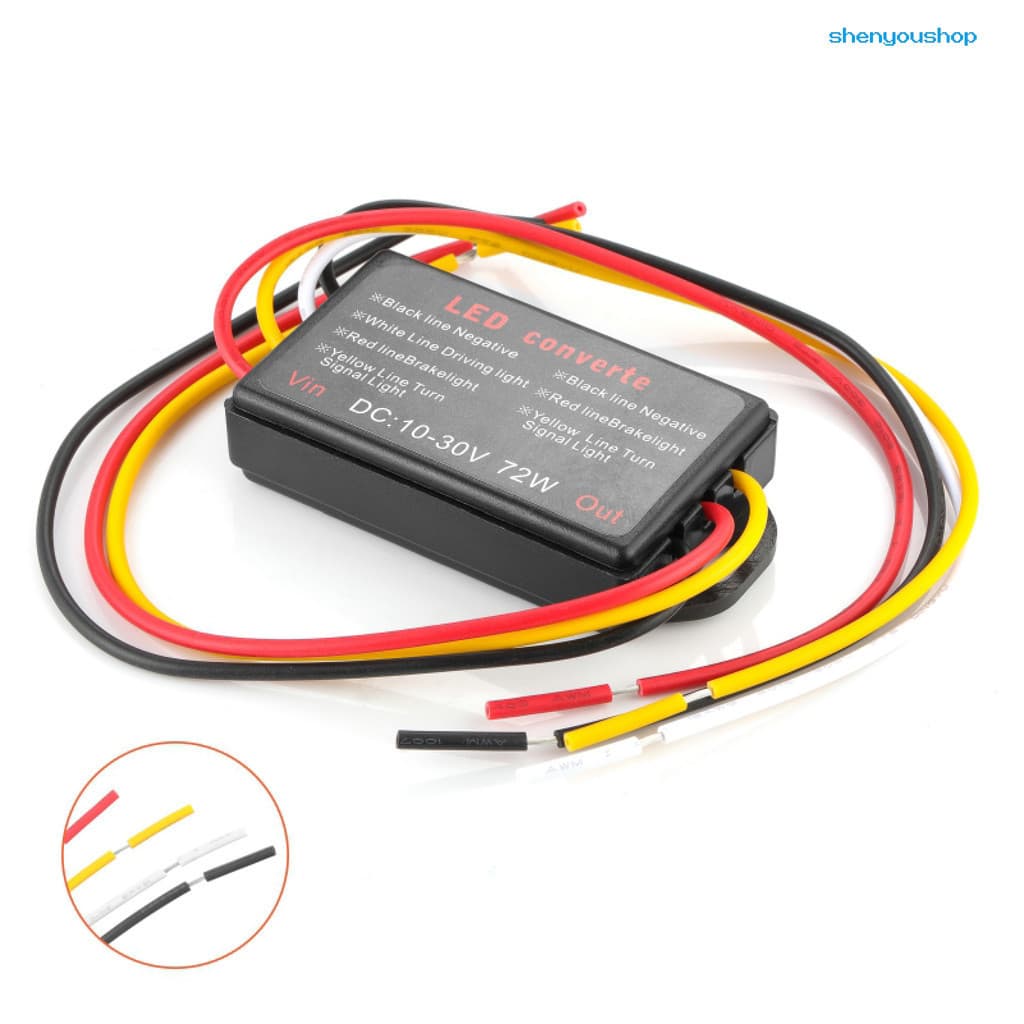 SHENYOU Strobe Controller Plug Play Substituição Do Módulo Pisca-10-30V Para Marcador Lateral De LED