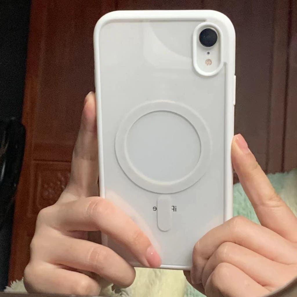 Estojo De Telefone Acrílico Transparente Resistente A Choque Magnético Para iPhone XR X XS max 7 8 Plus 11 12 13 Pro 12Mini 13 Mini
