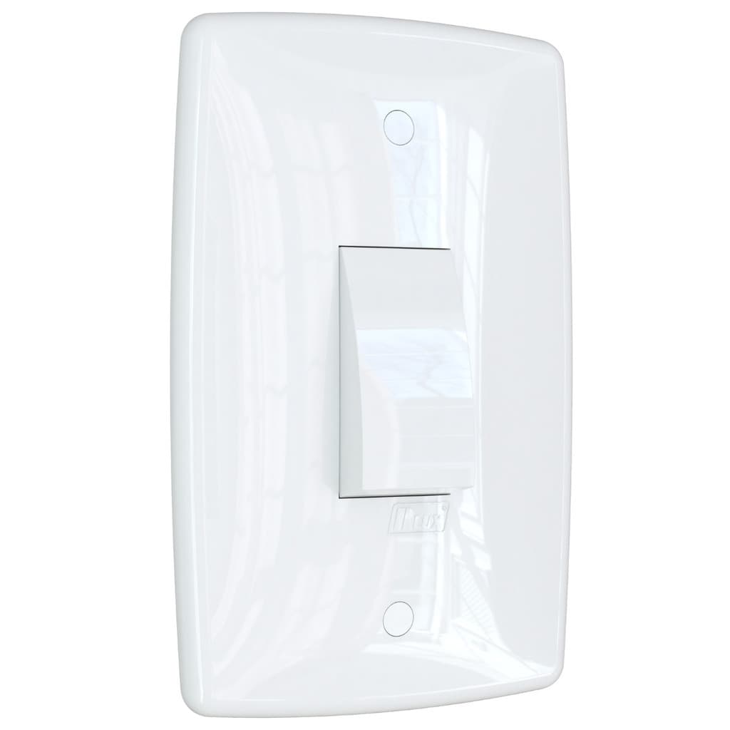Interruptor de Luz Paralelo Three Way Vertical Branco Finesse+ B.lux