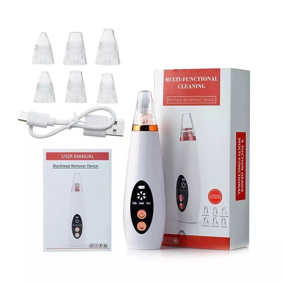 Limpador Facial USB com 3 Níveis de Sucção e Design Portátil Pinduoduo
