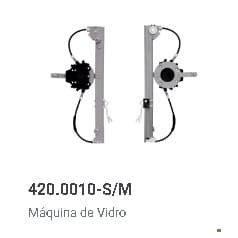 MAQUINA P/ VIDRO ELETRICO S/MOTOR UNO VIVACE / WAY ESQ. (2 portas)