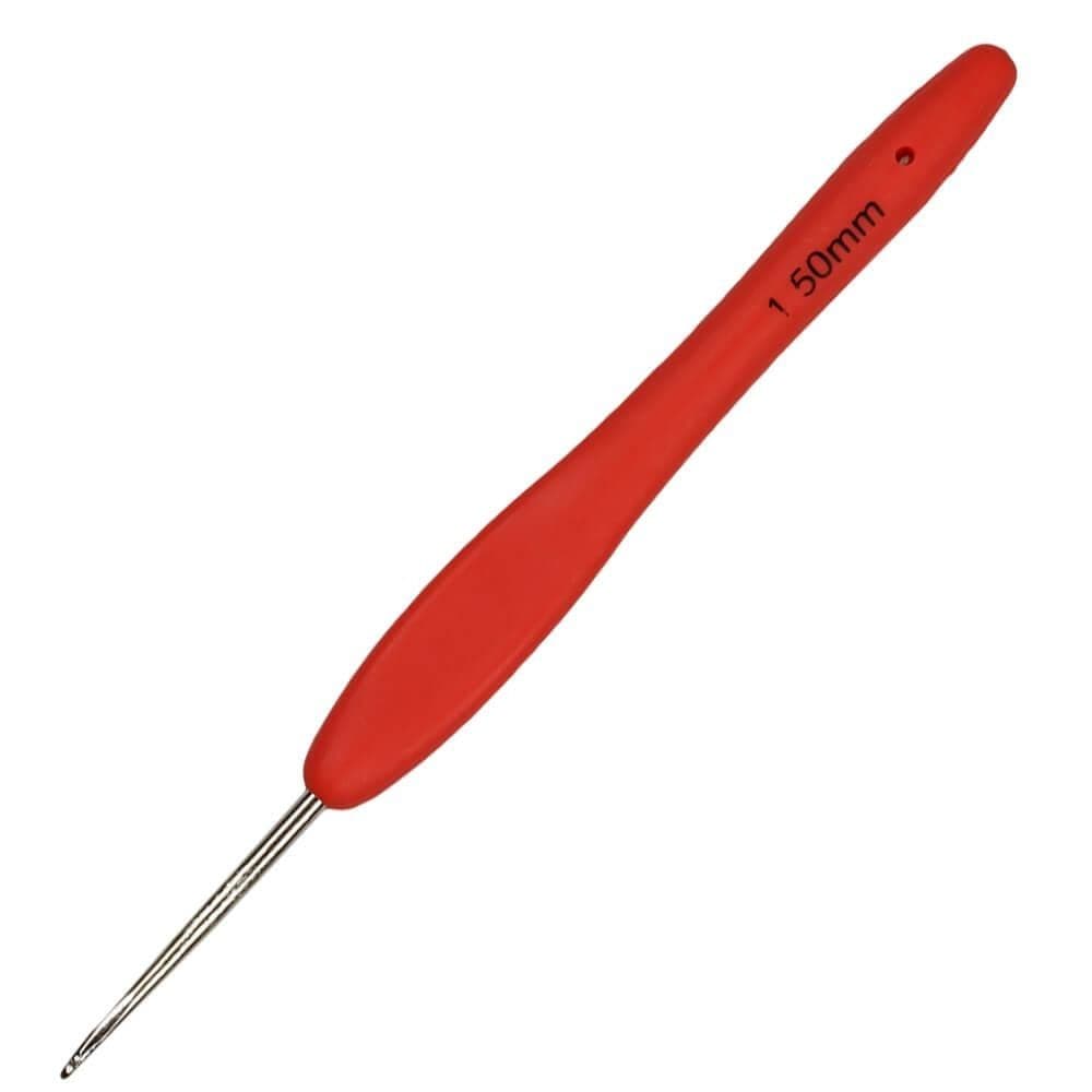 Agulha de Croche Luli com Cabo Emborrachado 1,50mm