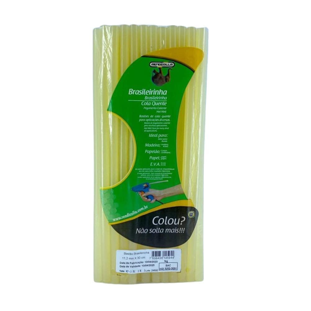 Refil Cola Quente Bastão Brasileirinha Grossa Martelinho 1kg