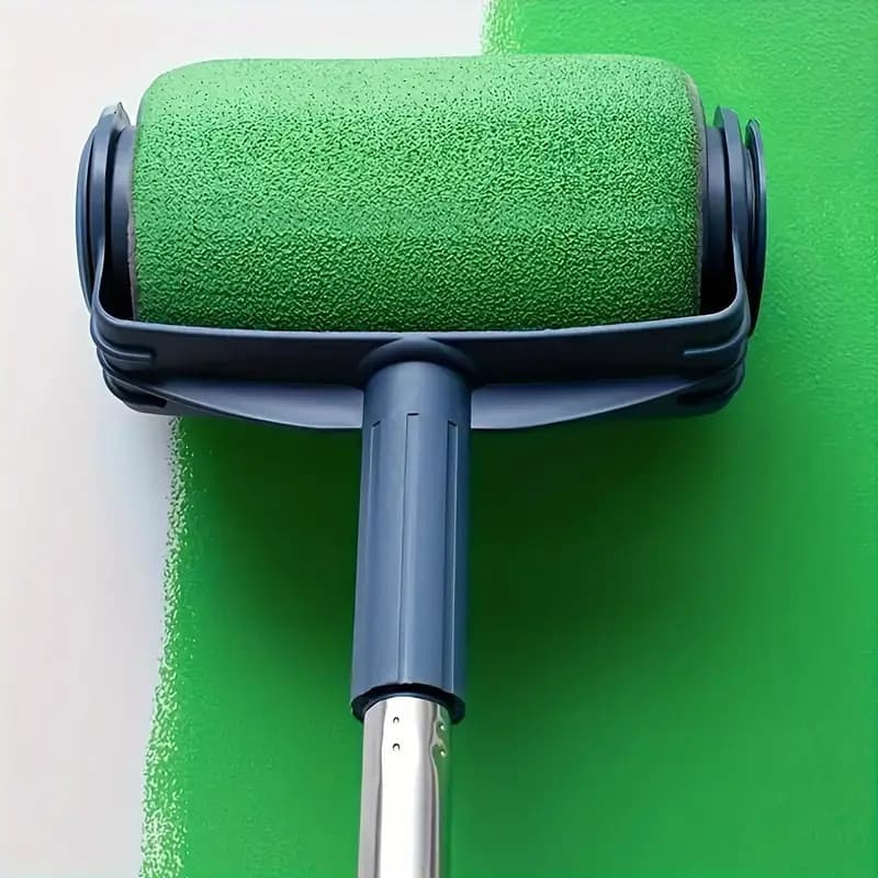 Kit de Pincel Rolo de Pintura Easy Glide de 6 Polegadas para Pintura de Paredes + 72 cm cabo