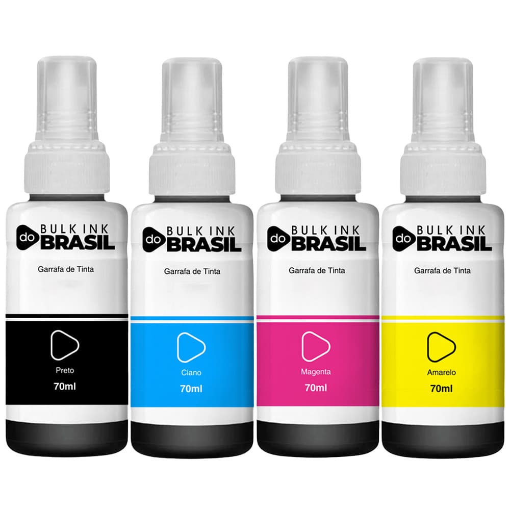 Kit 04 Tintas Compatível para Tank L555 L565 L375 L575