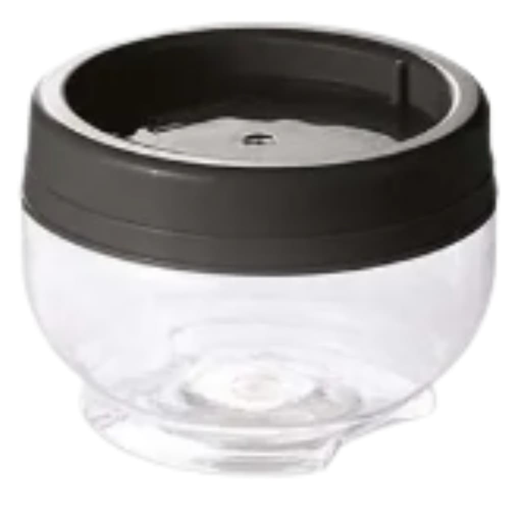 Porta Tempero Gire e Trave Porta Condimento Multiuso Empilhável 155ml Preto Plasútil