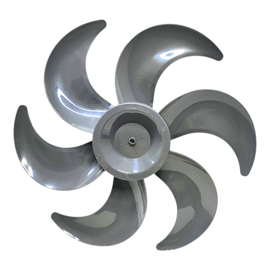 Hélice Para Ventilador 6 Pás 40cm Britânia Philco Cinza Escuro BVT450 Bvt400 Maxx Force Turbo