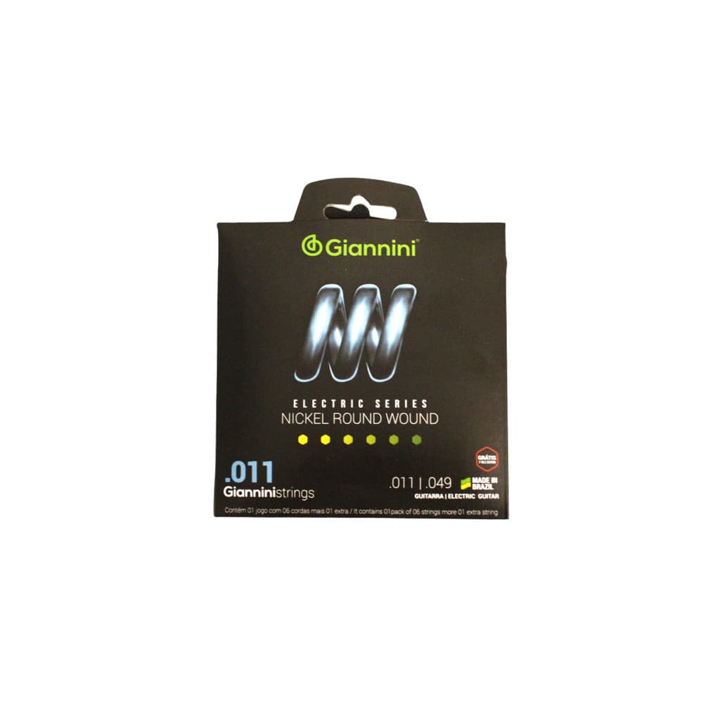 Encordoamento Giannini Guitarra Nickel Round Wound 011