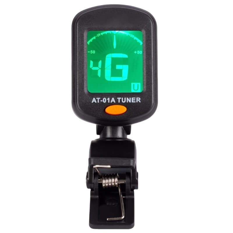 YOIOI Afinador De Guitarra Rotativo , Profissional Com Display LCD Transparente Eletrônico Digital , Acessório