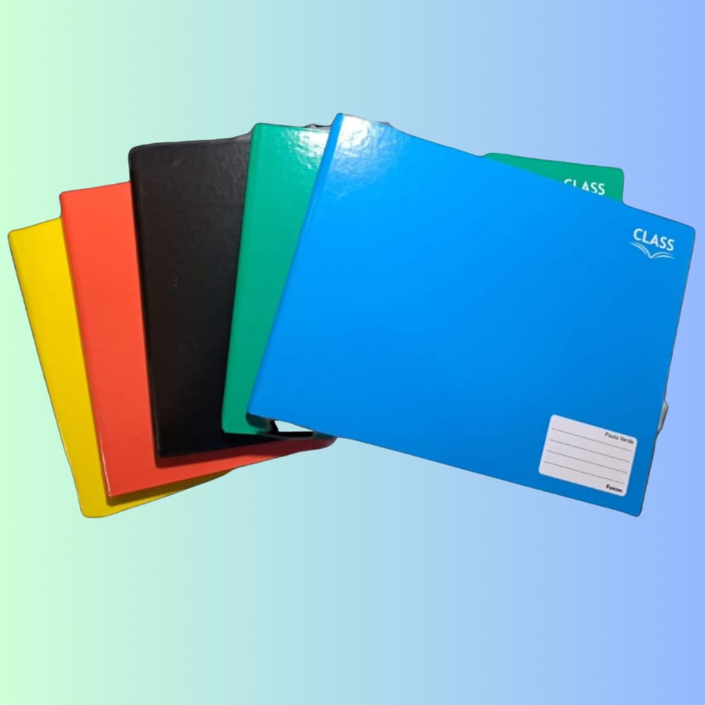 Caderno de Caligrafia  Meia Pauta Brochura Pequeno 248mmx190mm Class 96 Folhas Foroni