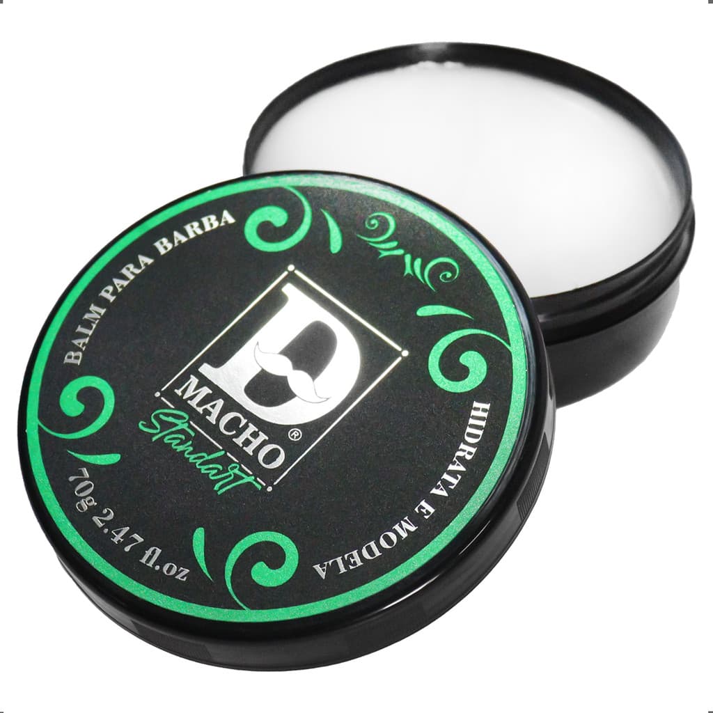 Pomada Para Barba 70g – Modelo, Hidrata e Define com Estilo premium Masculino Cabeleireiro 24h