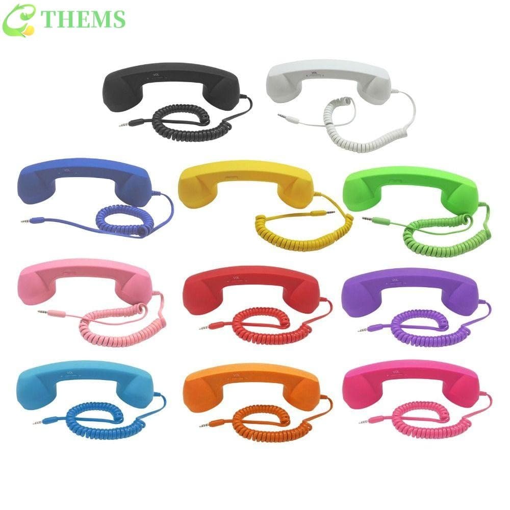 Aparelho Telefônico THEMS , Receptor De Chamada Multifuncional De Telefone Retrô , Fones De Ouvido Com Fio Confortáveis