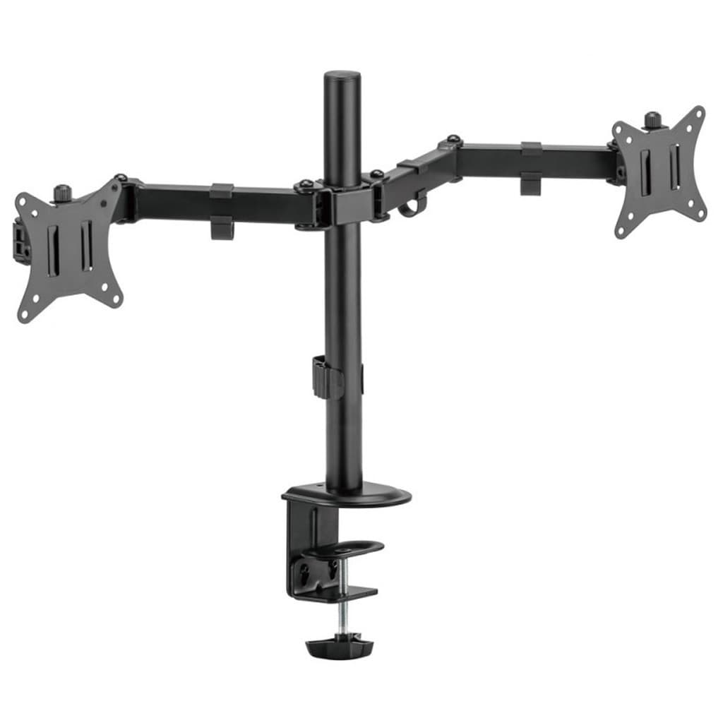 Suporte Para 2 Monitores CS12 17" 32" Vesa  75x75 100x100 CLANM