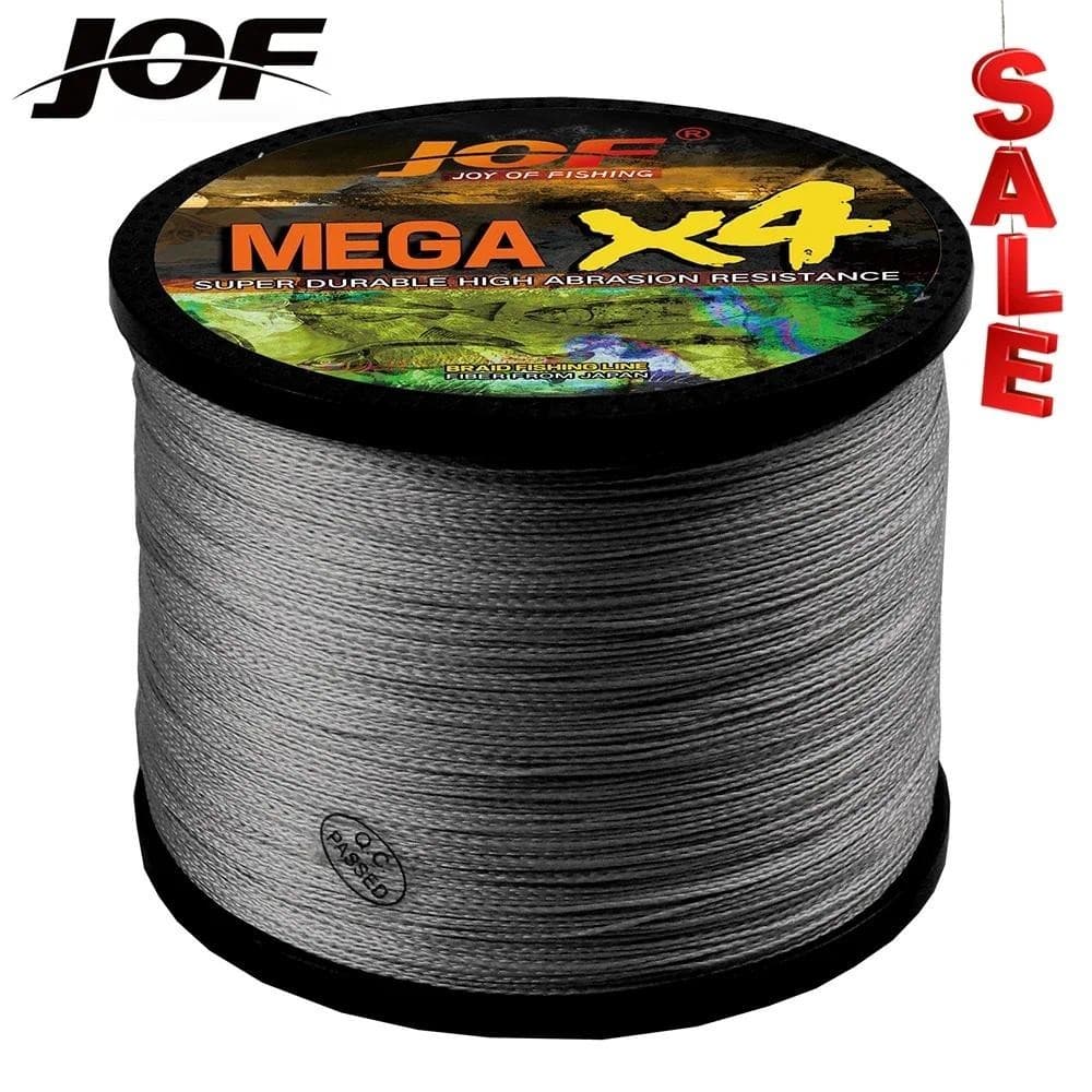 JOF 1000M 500M X4 Cordões Linha De Pesca Trançada Forte Multifilamento PE Arame 18LB-80LB Super Durável