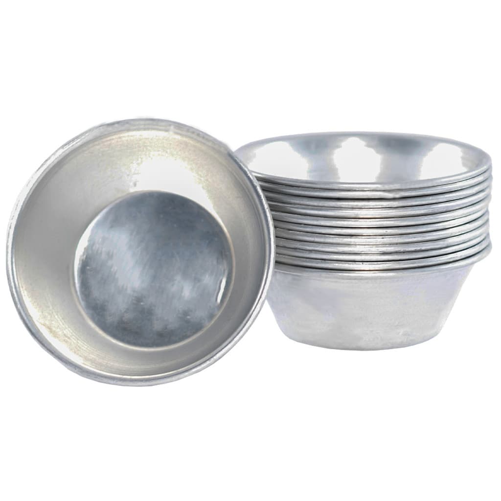 Forminha Para Salgado E Empada Nº 7 Jogo Com 12 Formas Assadeiras Em Aluminio