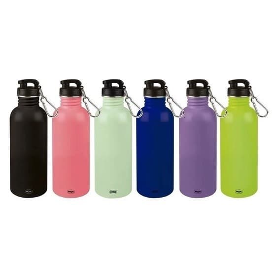 Garrafa de Aço Inox 750ml Water To Go TRENDY Squeeze Água Academia Volta as Aulas Mor