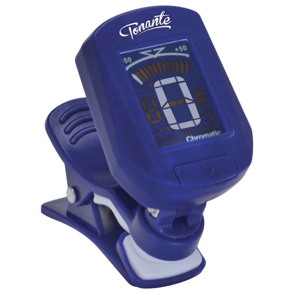 Afinador Digital Cromático Tonante AF10 Azul Para Violão Guitarra Cavaquinho Ukulele