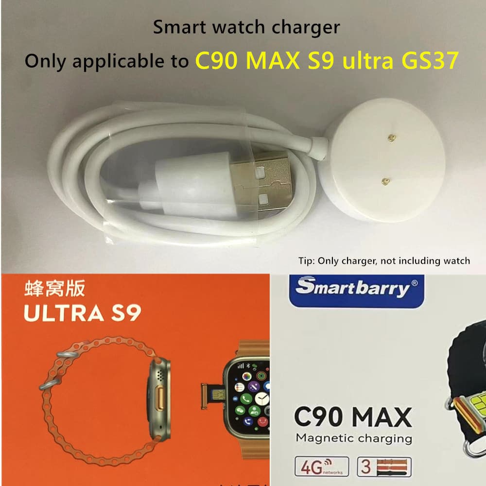 O Carregador smartwatch É Adequado Apenas Para C90 Max , gs37 , S9 Ultra SIM Cartão Android watch i1 C90 B29 S8 GS29 S10