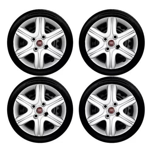 Jogo 4 Calotas Fiat Palio Fire 11/13 Aro 13