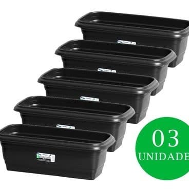 Kit Jardineira N 35 Rischioto Preto 3 unidades