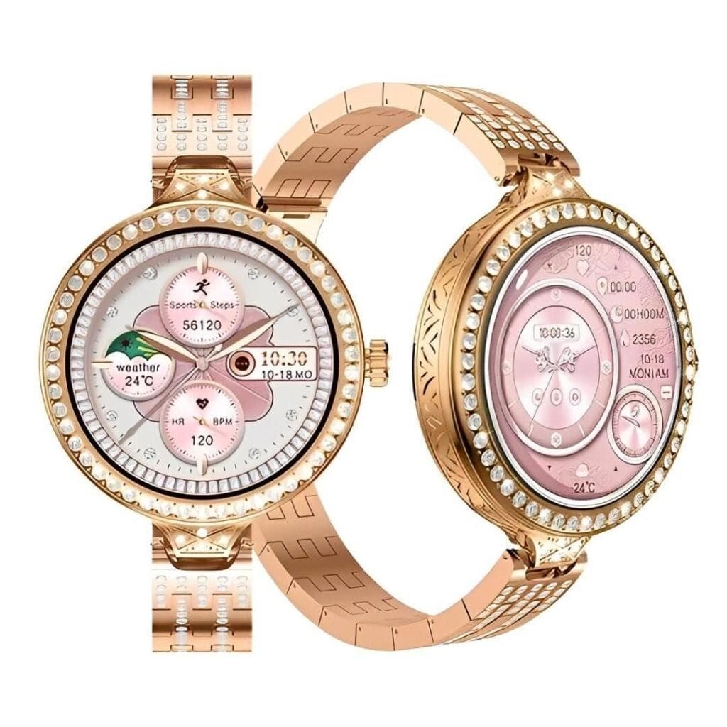 Promoção Smartwatch HW16 Mini Fashion Edição Limitada com Bracelete e Brincos R