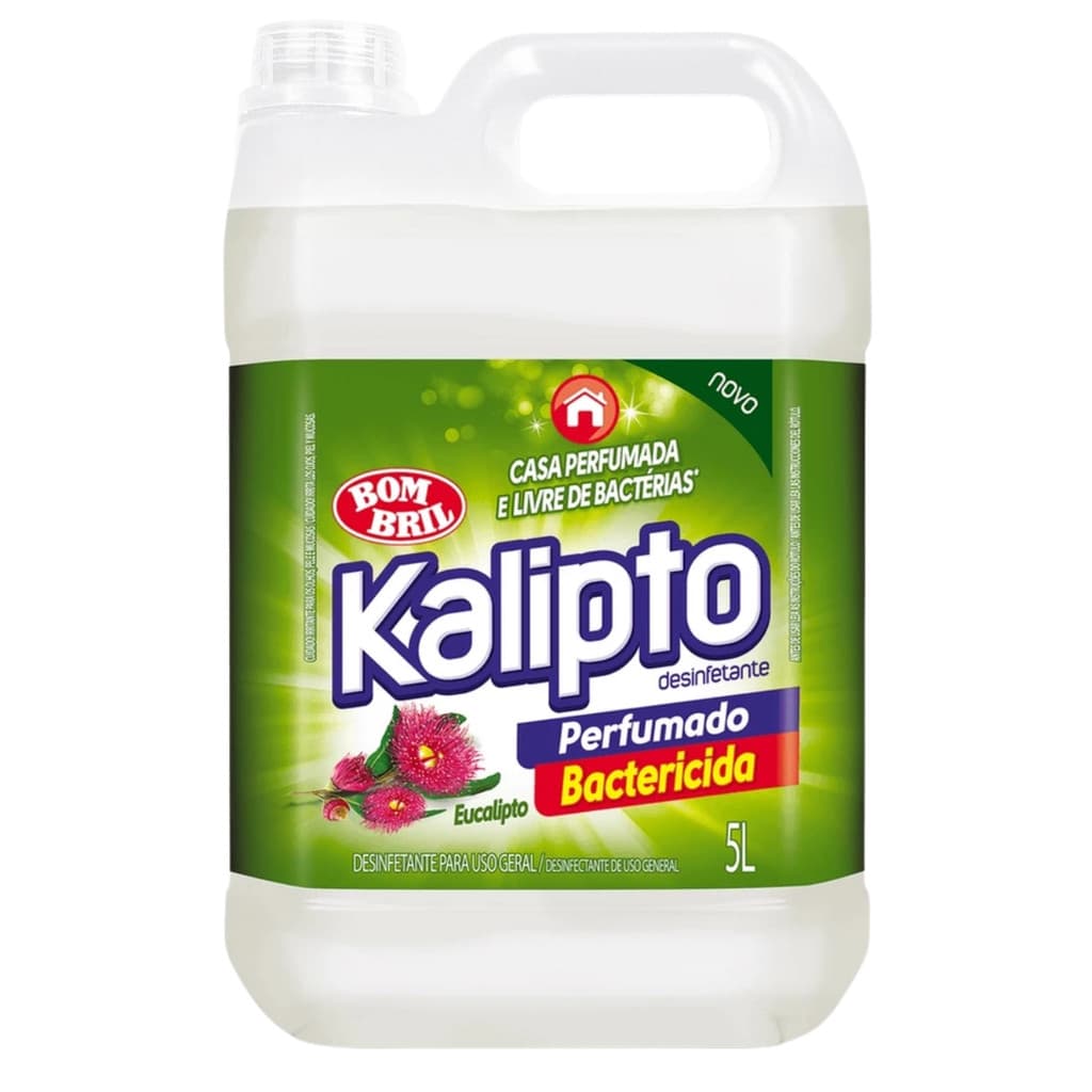 Desinfetante Perfumado Bombril Eucalipto 5L para Pisos Banheiros Cozinhas e Áreas Laváveis