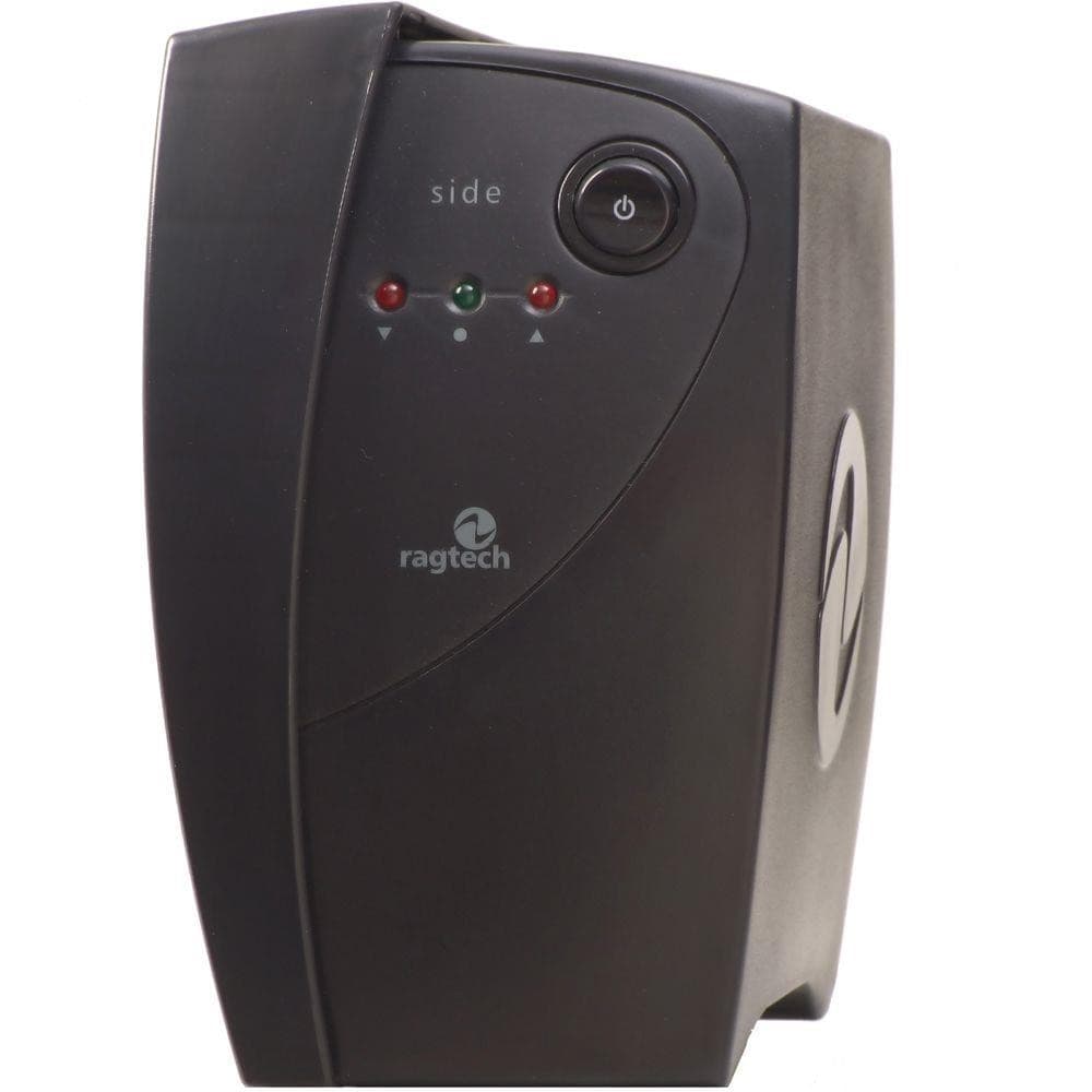 Estabilizador Ragtech 1000VA Side Laser 20SDL5379 TI 60HZ Preto Trivolt Eletônico Protetor Tomada
