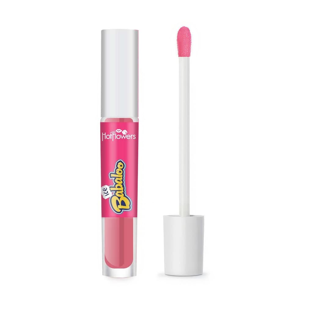Gloss Labial Babaloo Ice 4ml Sabor Tutti-Frutti Hot Flower