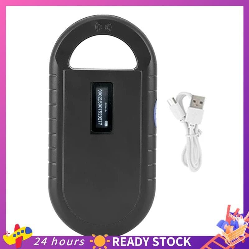 Leitor USB RFID Portátil Minichip Pet Scanner Para Animais-B ISO11784/5 De Estimação Chip De Identificação Cães E Gatos