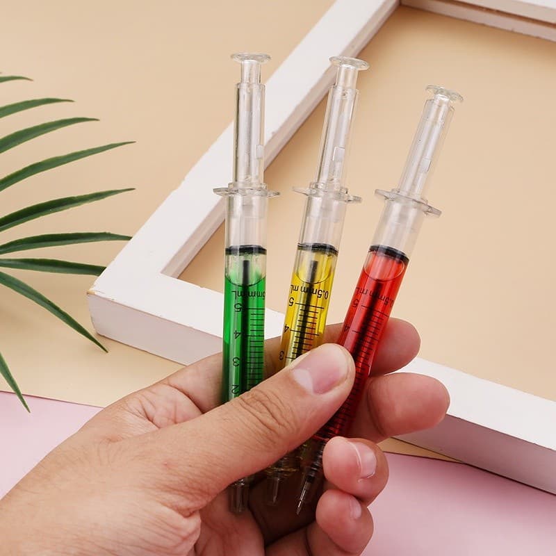 Estudante Agulha Tubo Em Forma Criativa Caneta Esferográfica