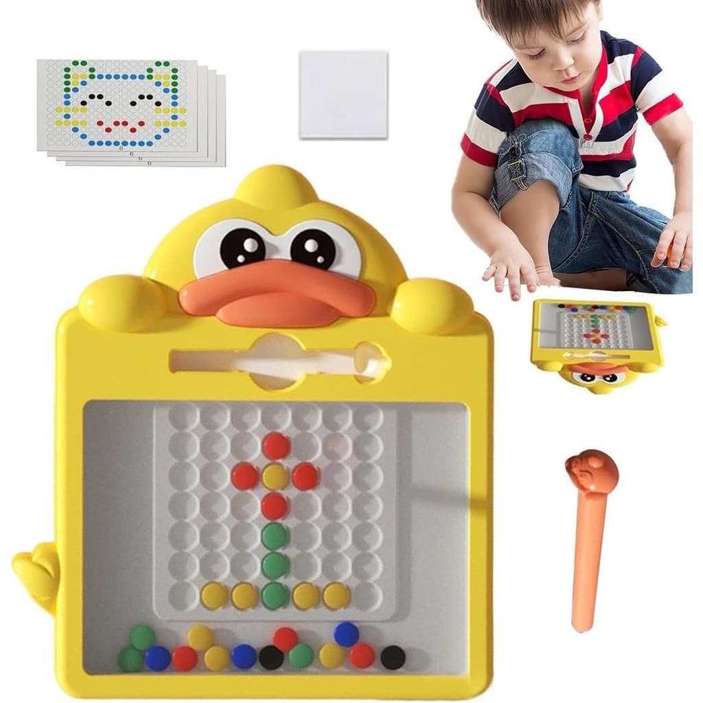 Brinquedo Interativo para Crianças Lousa Magnética de Patinho