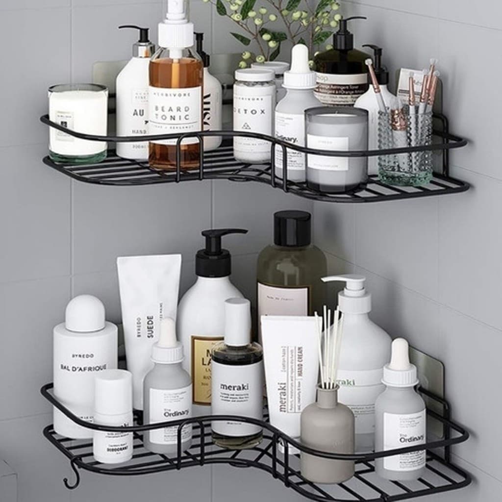 Kit 2 - 4 suporte organizadora para banheiro cozinha Prateleira porta shampoo - ULIFE OFICIAL