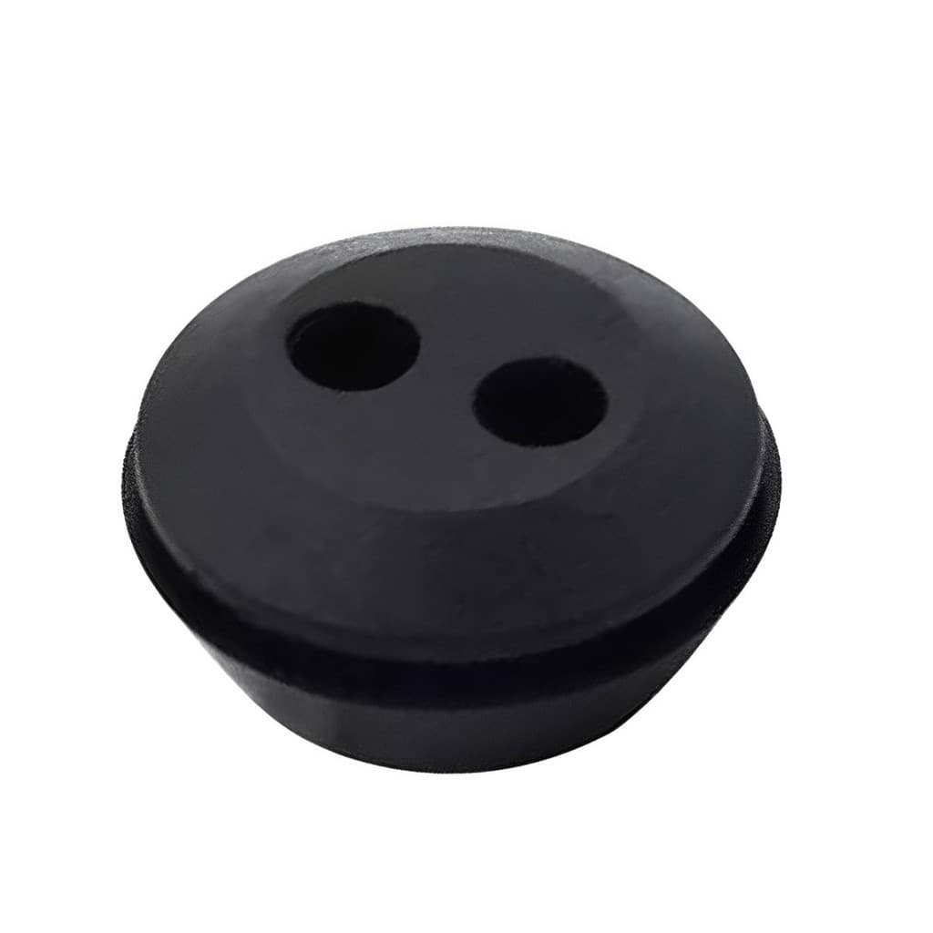 Borracha De Vedação Para Tanque Combustível Roçadeiras/Sopradores/Aparadores 2 Furos 19mm