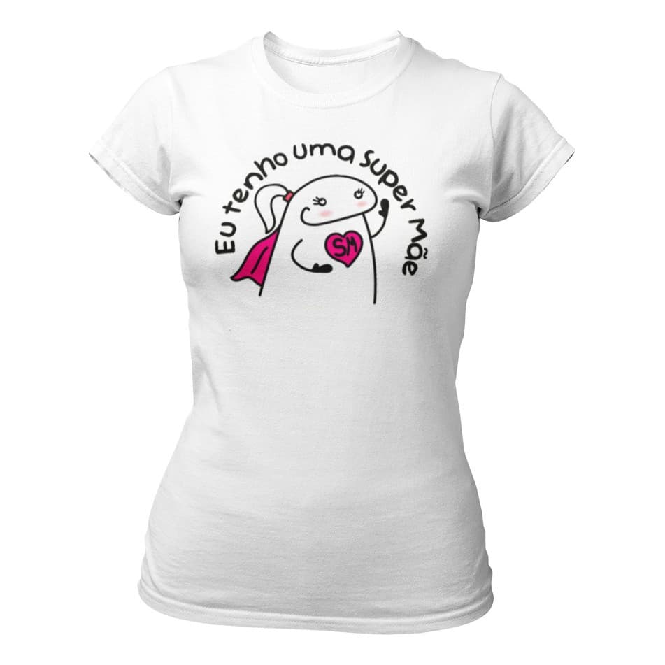 Camisa Camiseta Feminina Baby Look Estampada Dia Das Maes 9