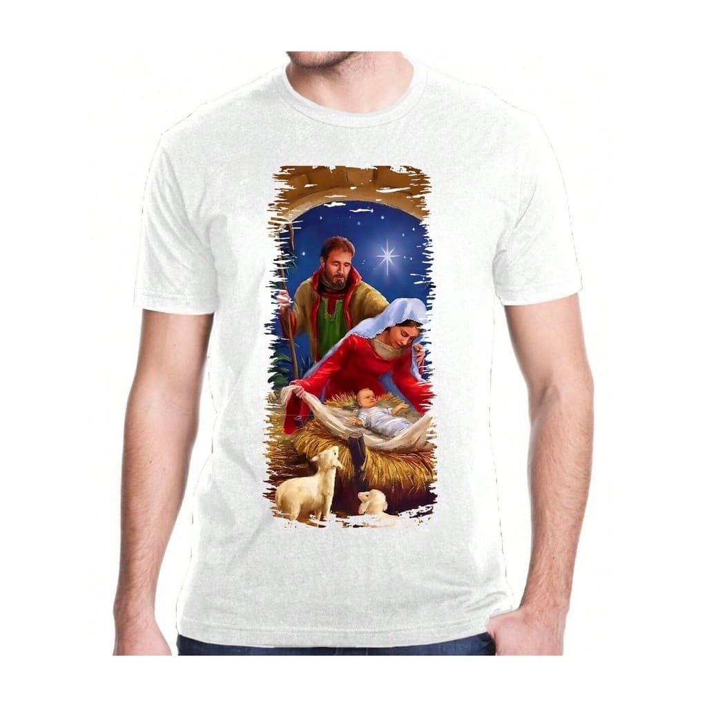 Camiseta Natal Presépio Menino Jesus 26