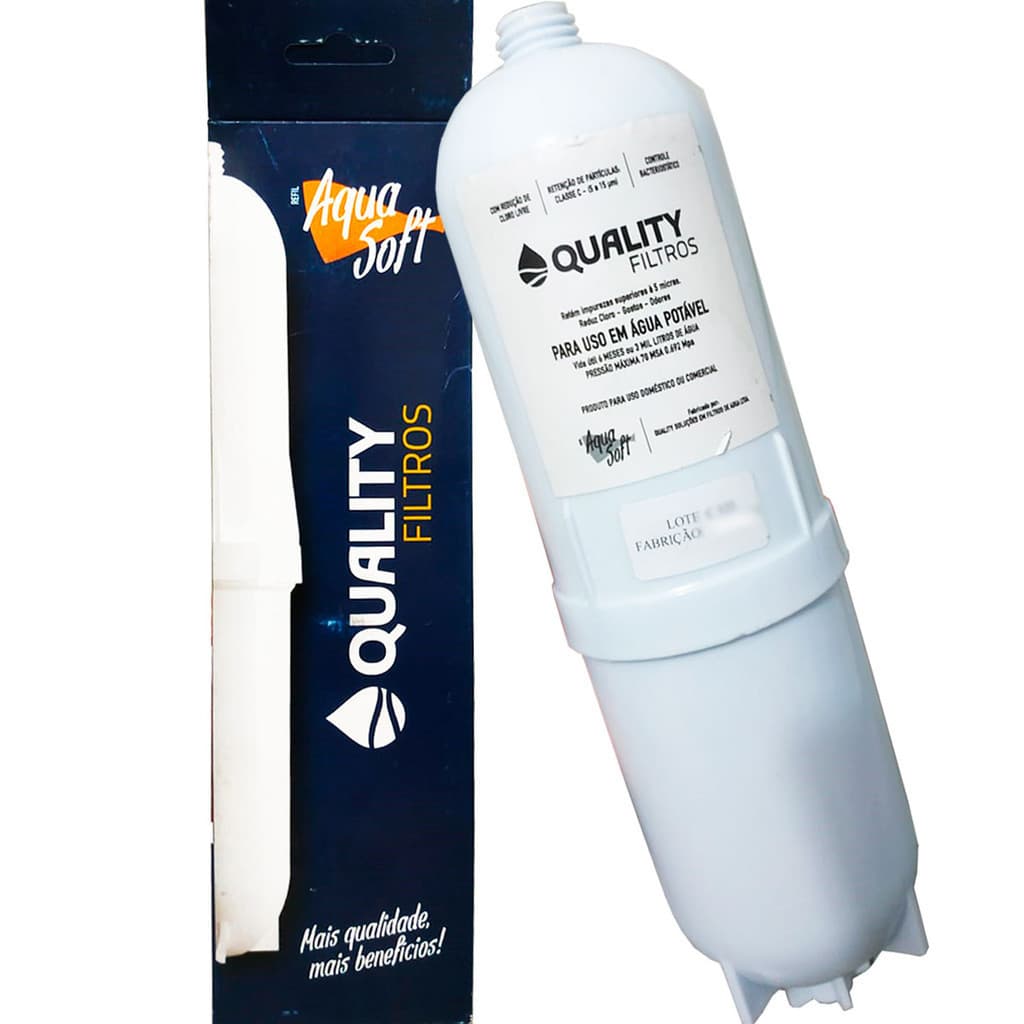 Filtro Refil Compatível Soft Everest 2em1 Vela Purificador