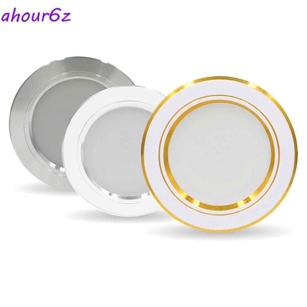 AHOURZ Led Downlight Embutido Gold/Silver/White Body Home Iluminação Interior Light Spot