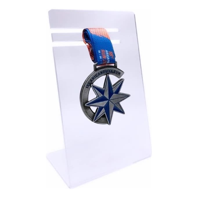 Suporte Expositor Para Medalha Acrílico Cristal
