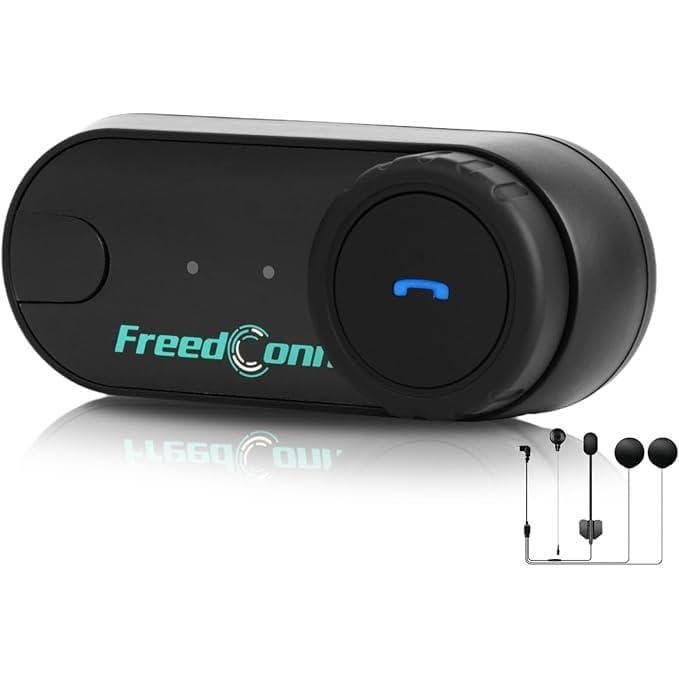 FreedConn T-COMVB Intercomunicador Bluetooth 5.0 Motocicleta