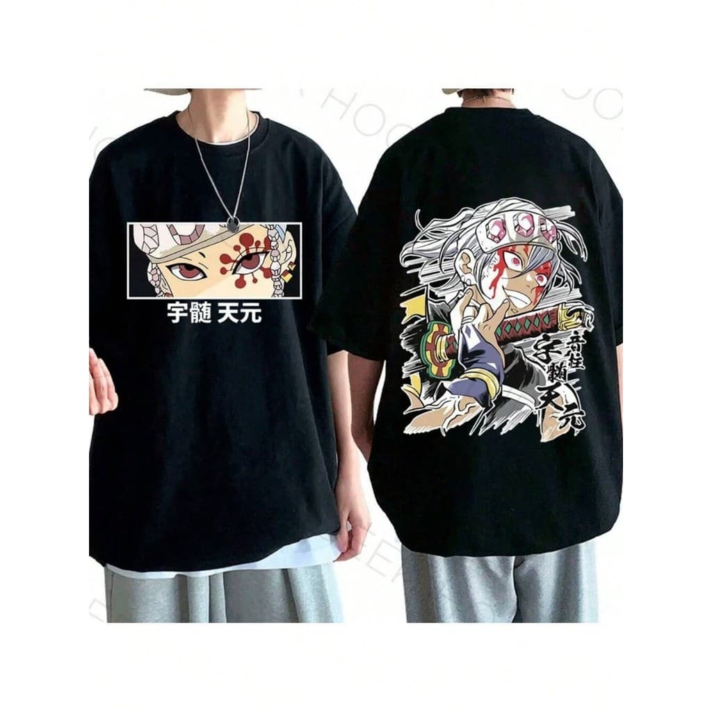Camiseta Camisa Algodão Anime Tengen Uzui Unissex 100% Algodão Streetwear Lançamento Envio Varias Cores!! Premium Moda