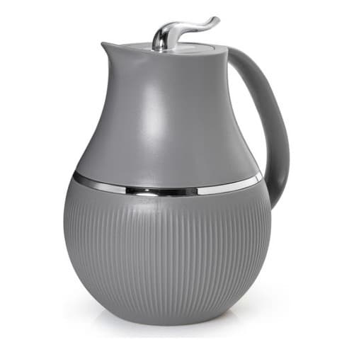 Garrafa Térmica 1l Marsala Cinza Para Chá Café Suco Termopro