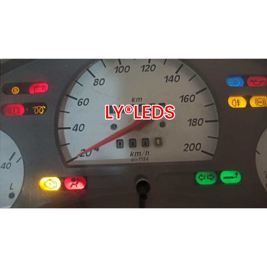 kit de lampadas led painel corsa luzes de comando seta/freio de mão/oleo etc
