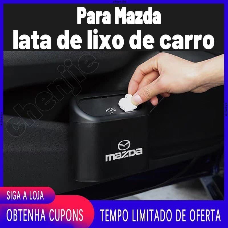 Alta Qualidade Para Mazda ABS Lixeira De Carro Portátil Multifuncional/Caixa De Areia Gatos/Organizador De Armazenamento