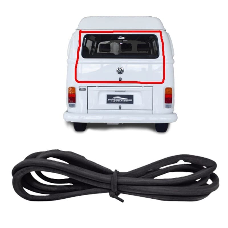 Borracha Vedação Porta Malas Tampa De Cima Kombi Moderna Carat 1997 à 2014 Envio Imediato