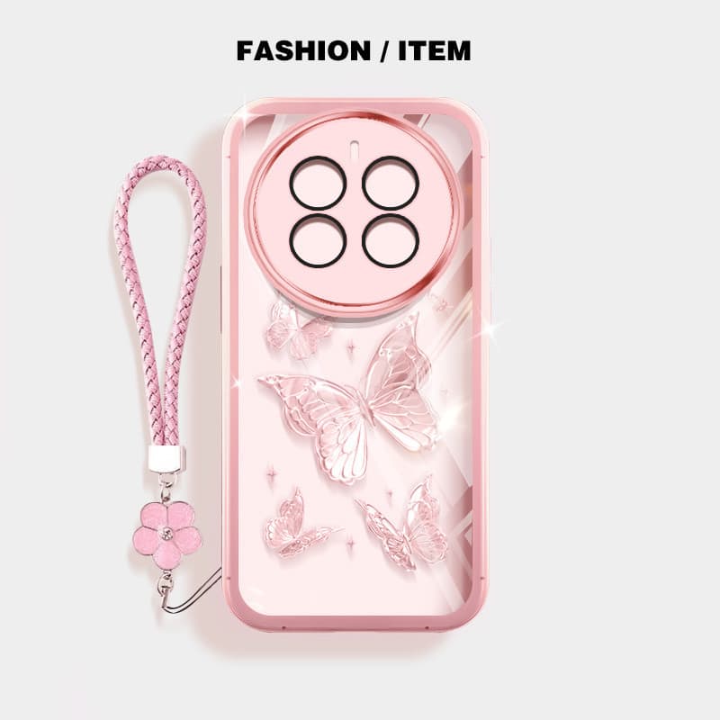 Capa De Telefone Estilo YBD INS Para OPPO Realme 14 Pro Plus 14T 5G 13 12X 12 Narzo 70X C65 5G Caixa Borboleta De Nicho