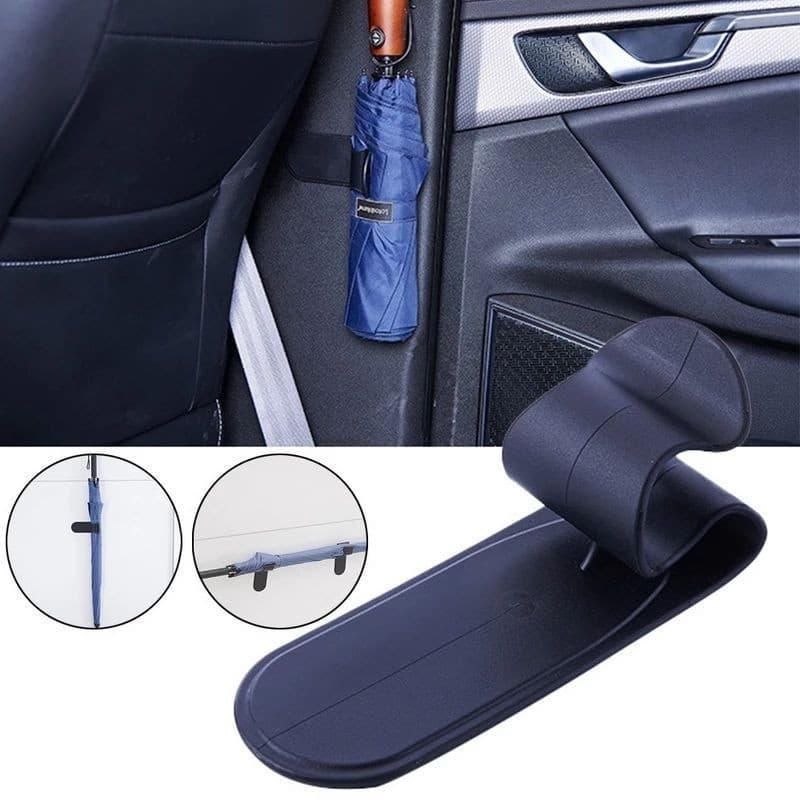 Suporte de fixação de guarda-chuva de carro assento portátil multifuncional pasta guarda-chuva quadro de fixação gancho
