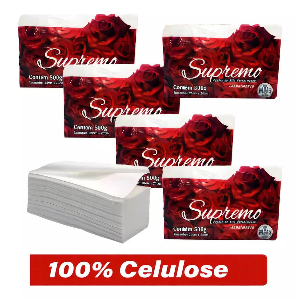 Papel Toalha 5000 Fls Interfolha Branco 100% Virgem Supremo