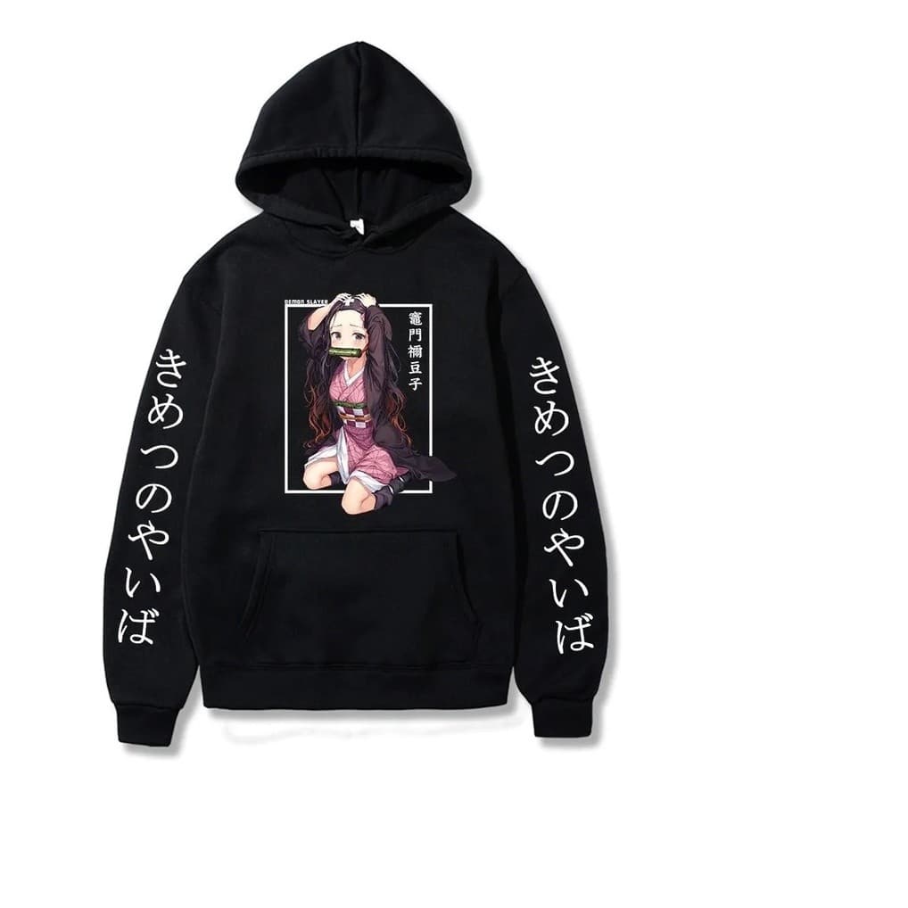 Blusa de Frio Moletom Anime Demon Slayer Personagem Nezuko Onis